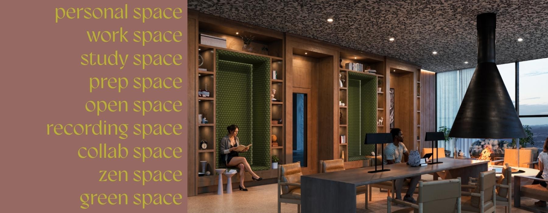 lounge area with ample seating